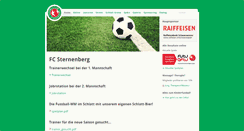 Desktop Screenshot of fcsternenberg.ch